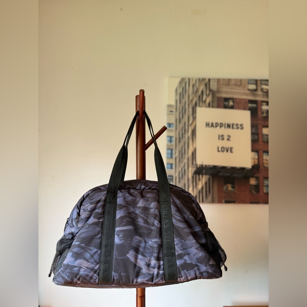 Victoria's Secret Black Camouflage Travel Bag
